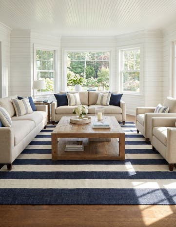 10' x 10' Jill Zarin Hamptons Square Rug