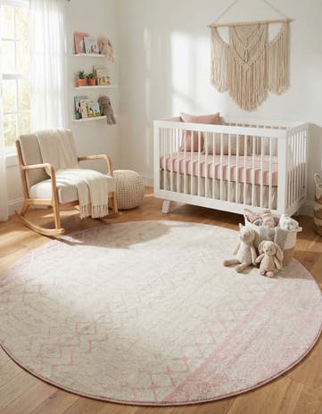 10' x 10' Moroccan Trellis Round Rug