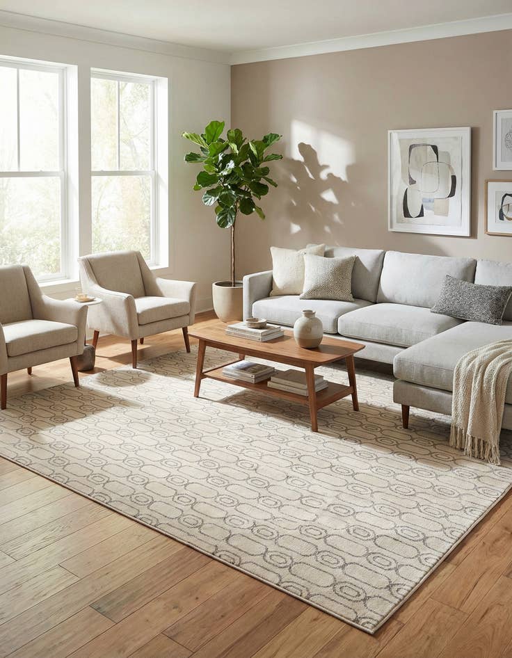 Detail image of 9' x 12' Vogue Geo Rug