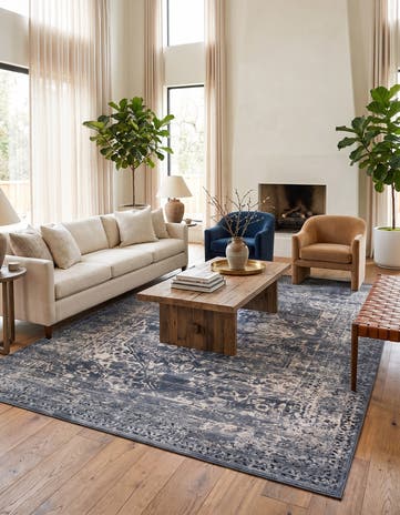 Gray Blue Eliza Rug