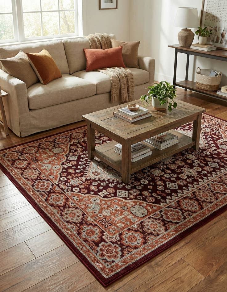 Detail image of 4' x 6' Kamala Washable Rug