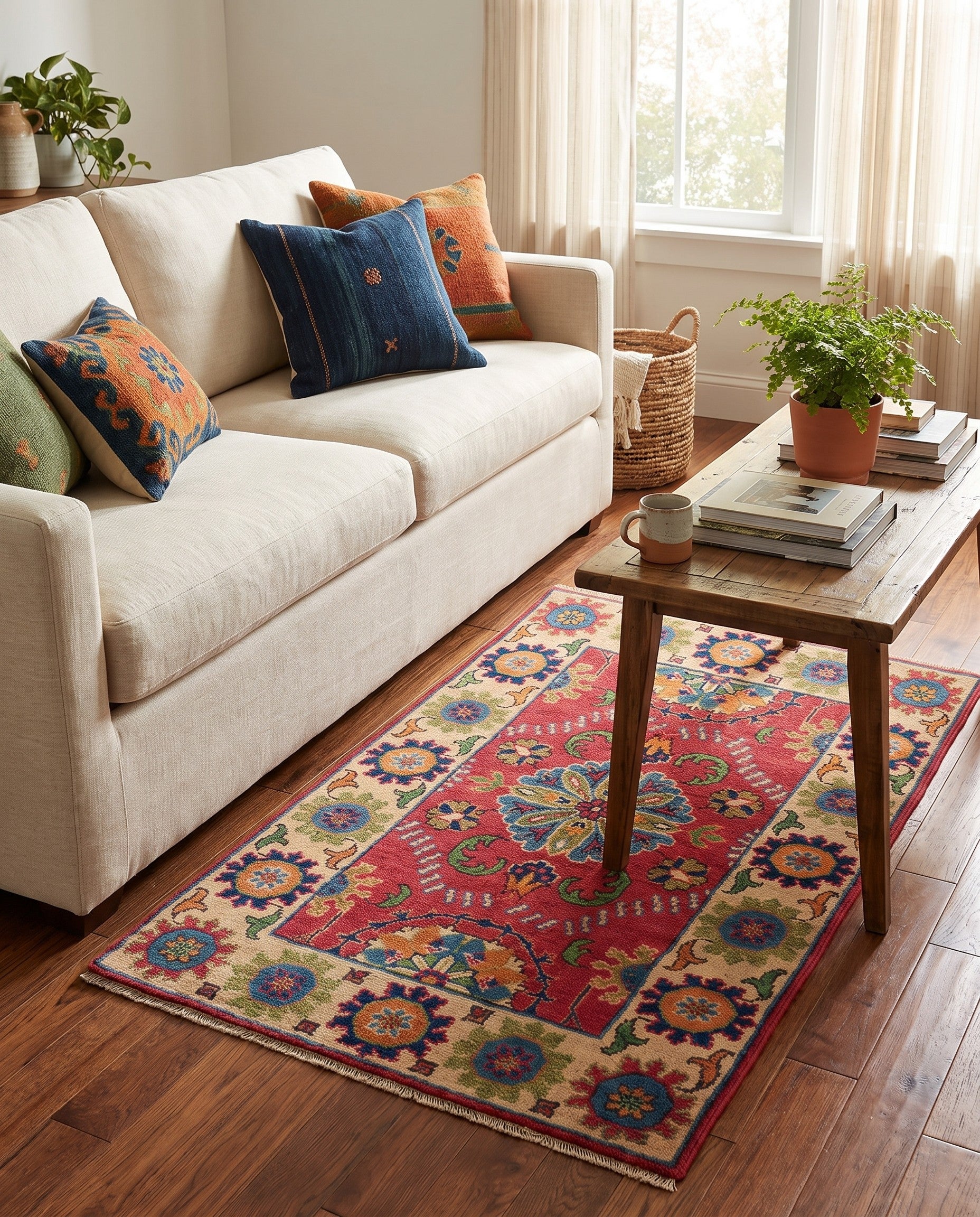 2' 8 x 4' 2 Hand Knotted Kazak Rug