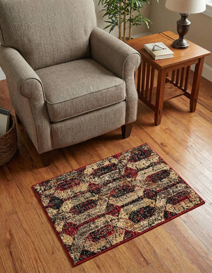 Detail image of 2' 2 x 3' Saturn Rug