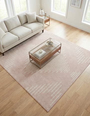 Pink Kai Square Rug