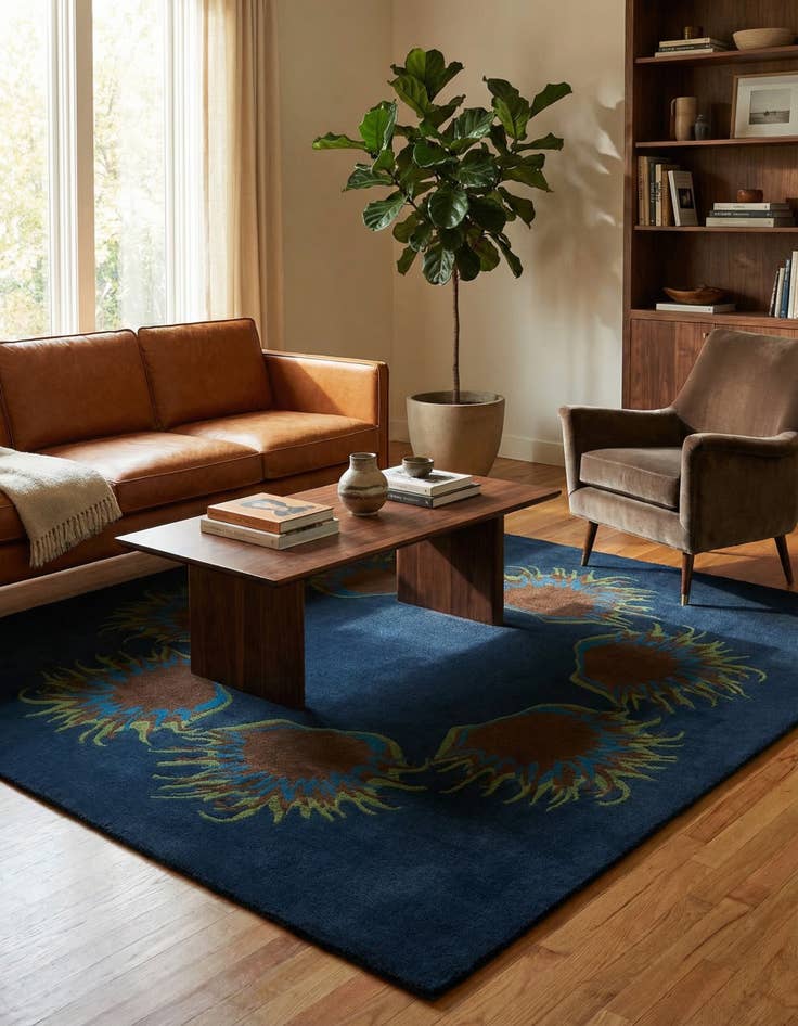 Detail image of 7' 5 x 7' 6 Luna Square Rug