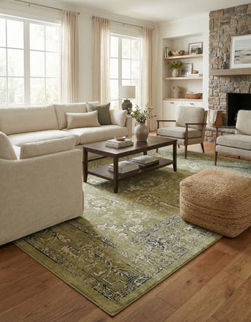 Green Charleston Rug