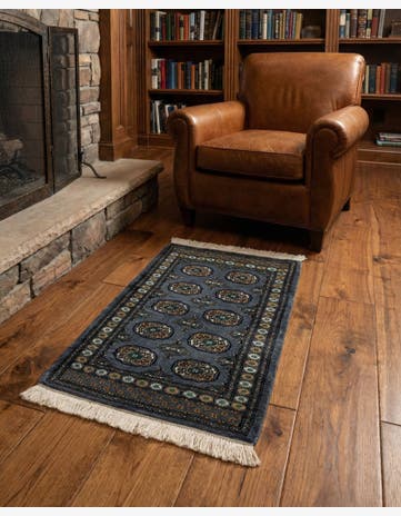 2' 8 x 4' 1 Hand Knotted Torkaman Wool Rug