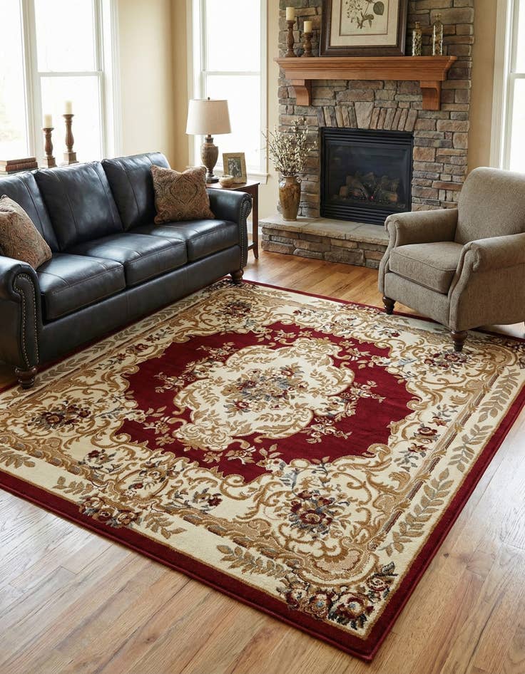 Detail image of 7' 10 x 7' 10 Chateau Square Rug