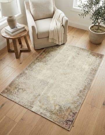 3' x 4' 8 Hand Knotted Ultra Vintage Persian Wool Rug
