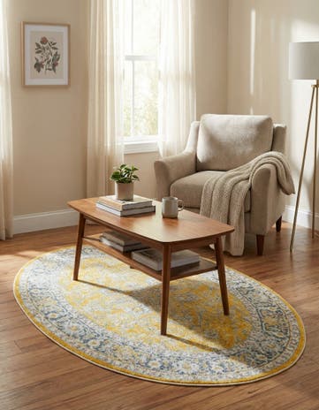 3' 3 x 5' 3 Santiago Oval Rug