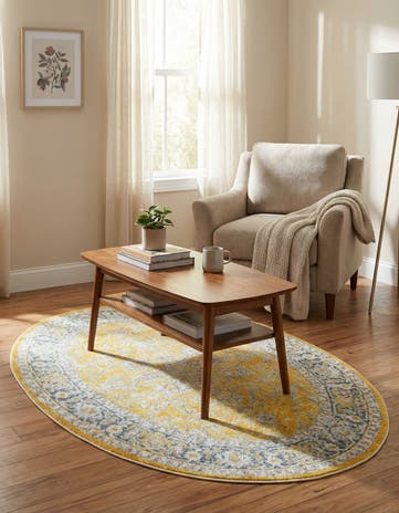 3' 3 x 5' 3 Santiago Oval Rug