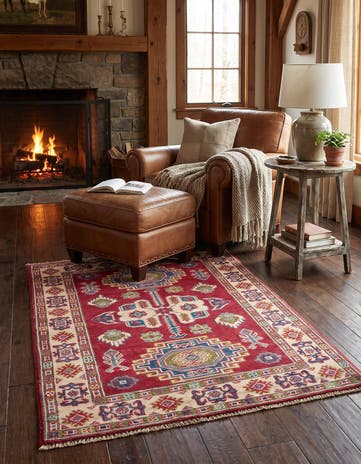 2' 8 x 4' 2 Hand Knotted Kazak Rug