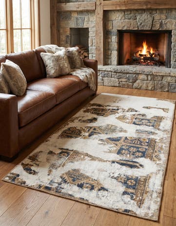 3' 3 x 6' Hand Knotted Ultra Vintage Persian Wool Rug