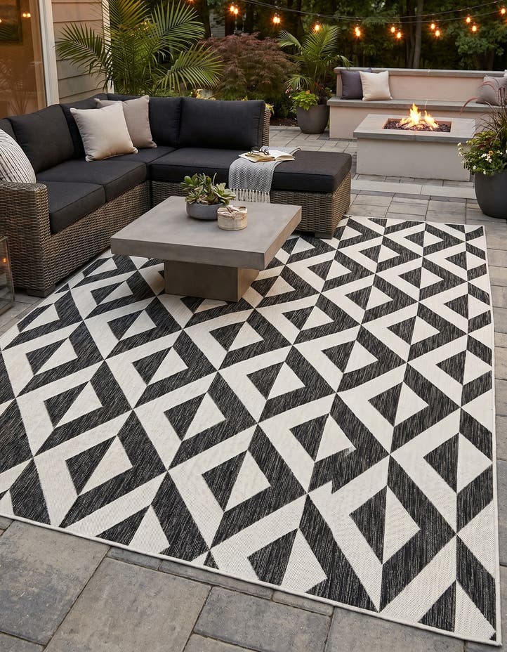 7' 10 x 10' Easy-Clean Jill Zarin Napa Indoor ...