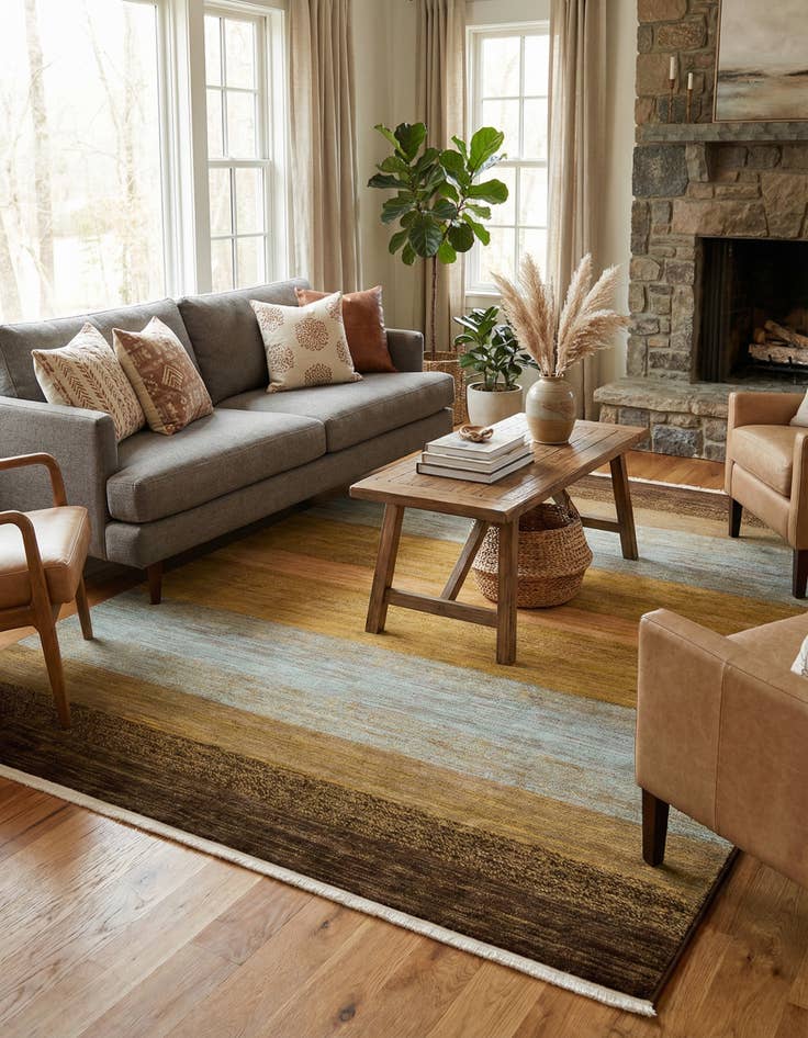 Detail image of 7' x 10' Kashkuli Gabbeh Rug