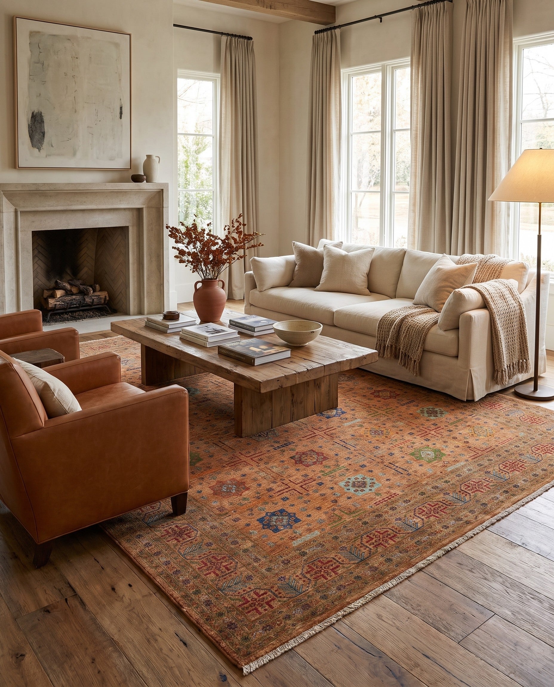 8' 3 x 10' 5 Hand Knotted Ariana Ziegler Rug