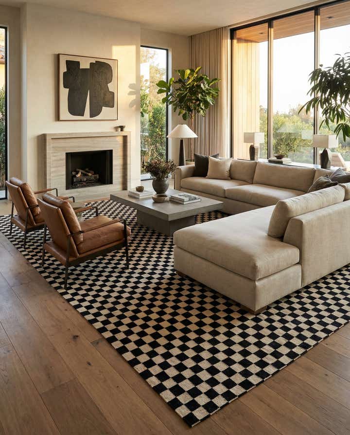 8' 6 x 16' Hand Woven Kilim Modern Wool Rug