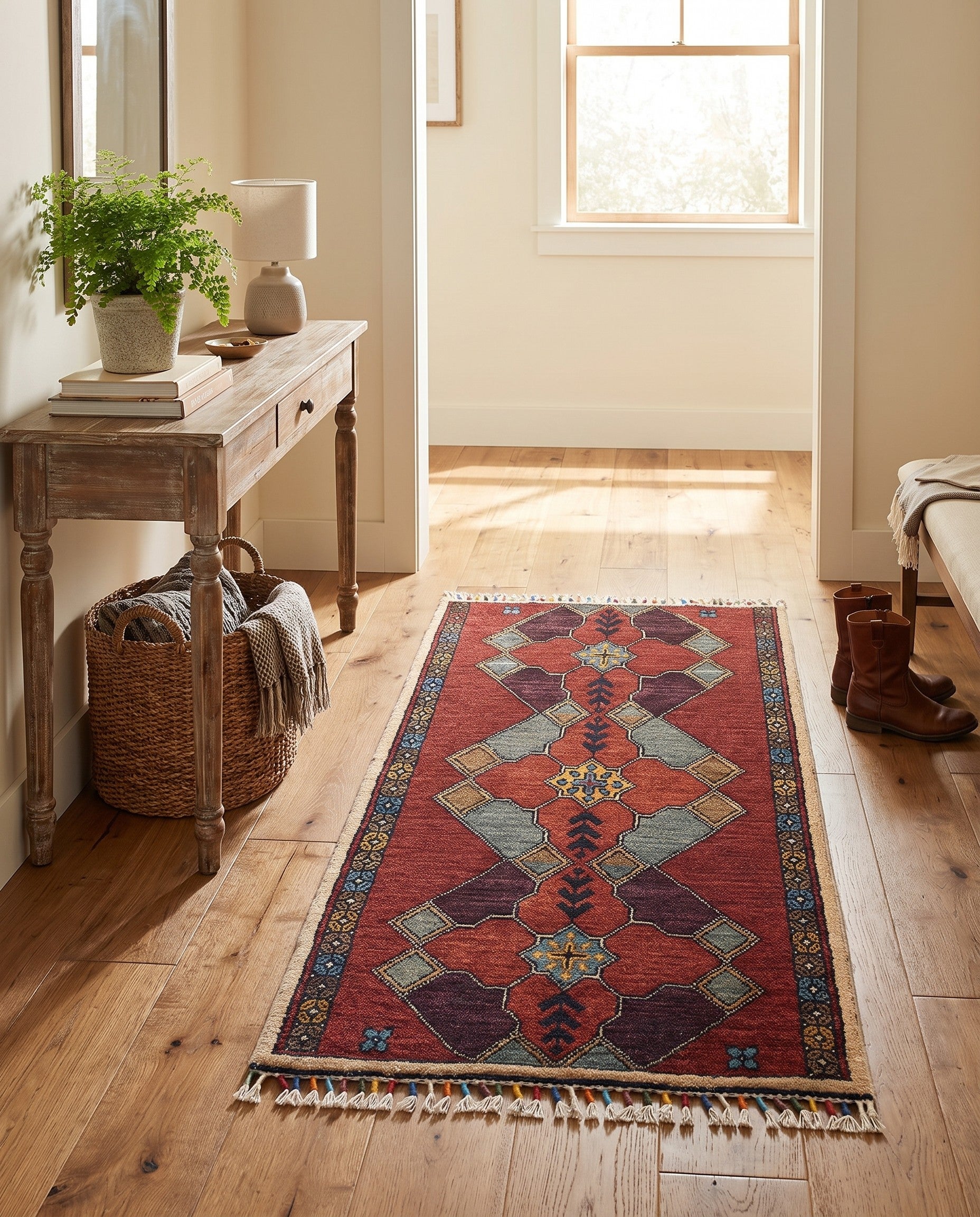 1' 9 x 3' 4 Hand Knotted Ariana Ziegler Rug