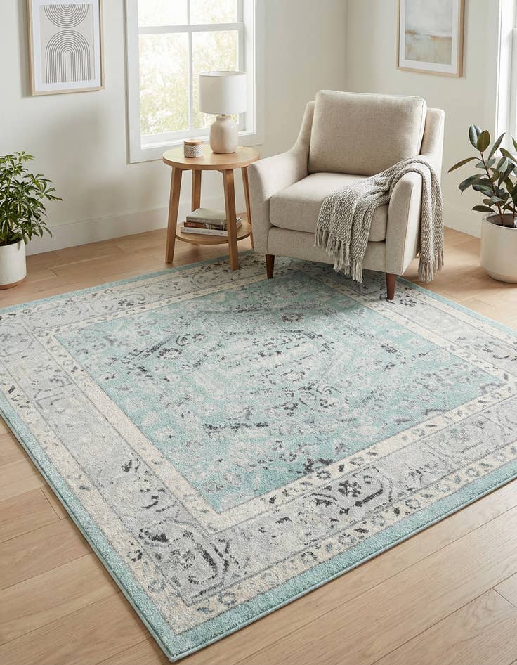Detail image of 6' x 6' Aurelia Square Rug