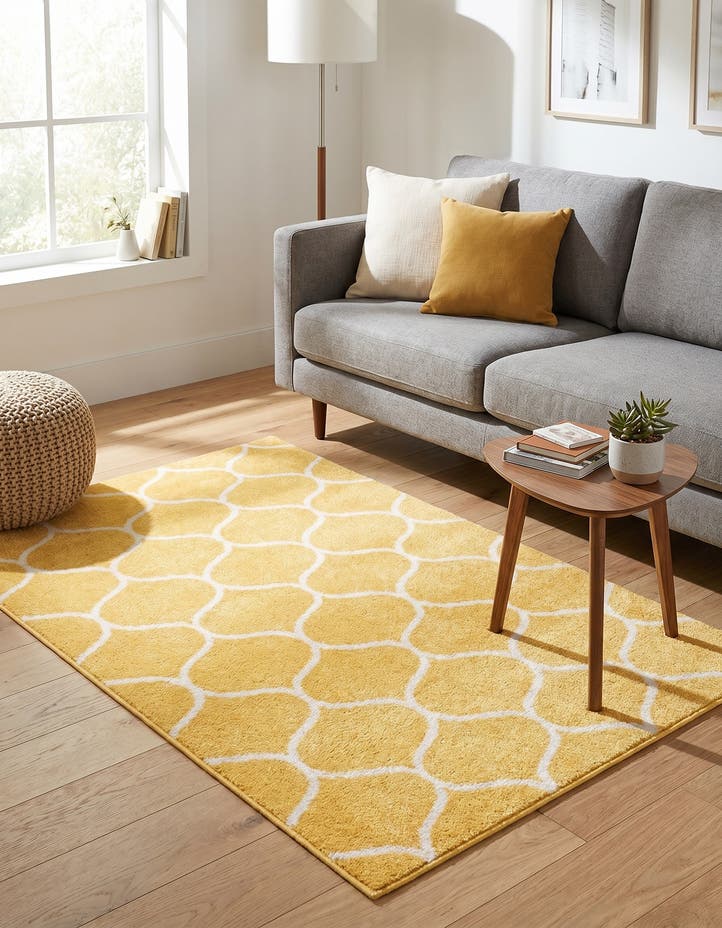 3' x 5' 3 Lattice Frieze Rug
