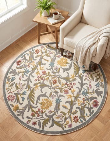 125cm x 125cm Blossom Alfombra redondo