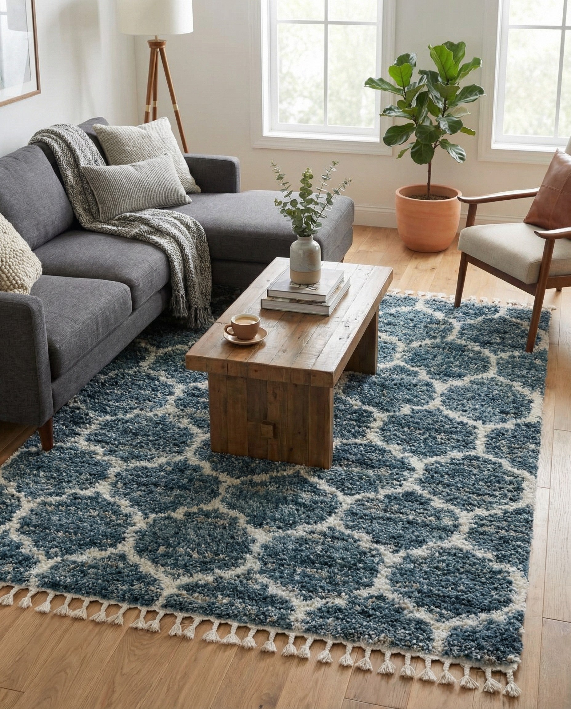 8' x 10' Athena Shag Rug