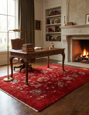 5' 1 x 6' 6 Hand Knotted Ariana Ziegler Rug