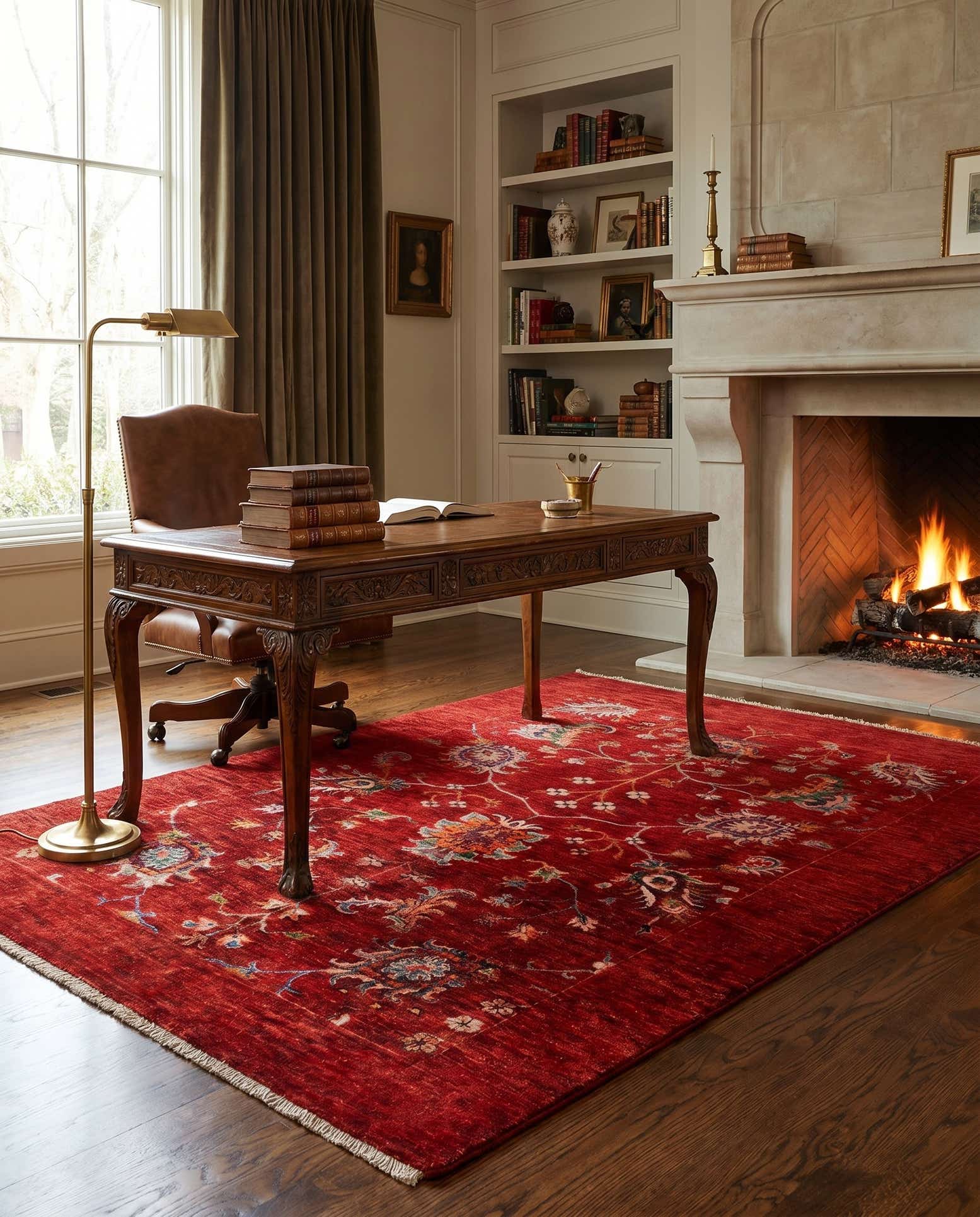 5' 1 x 6' 6 Hand Knotted Ariana Ziegler Rug