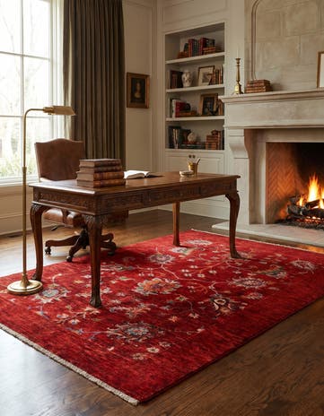 5' 1 x 6' 6 Hand Knotted Ariana Ziegler Rug
