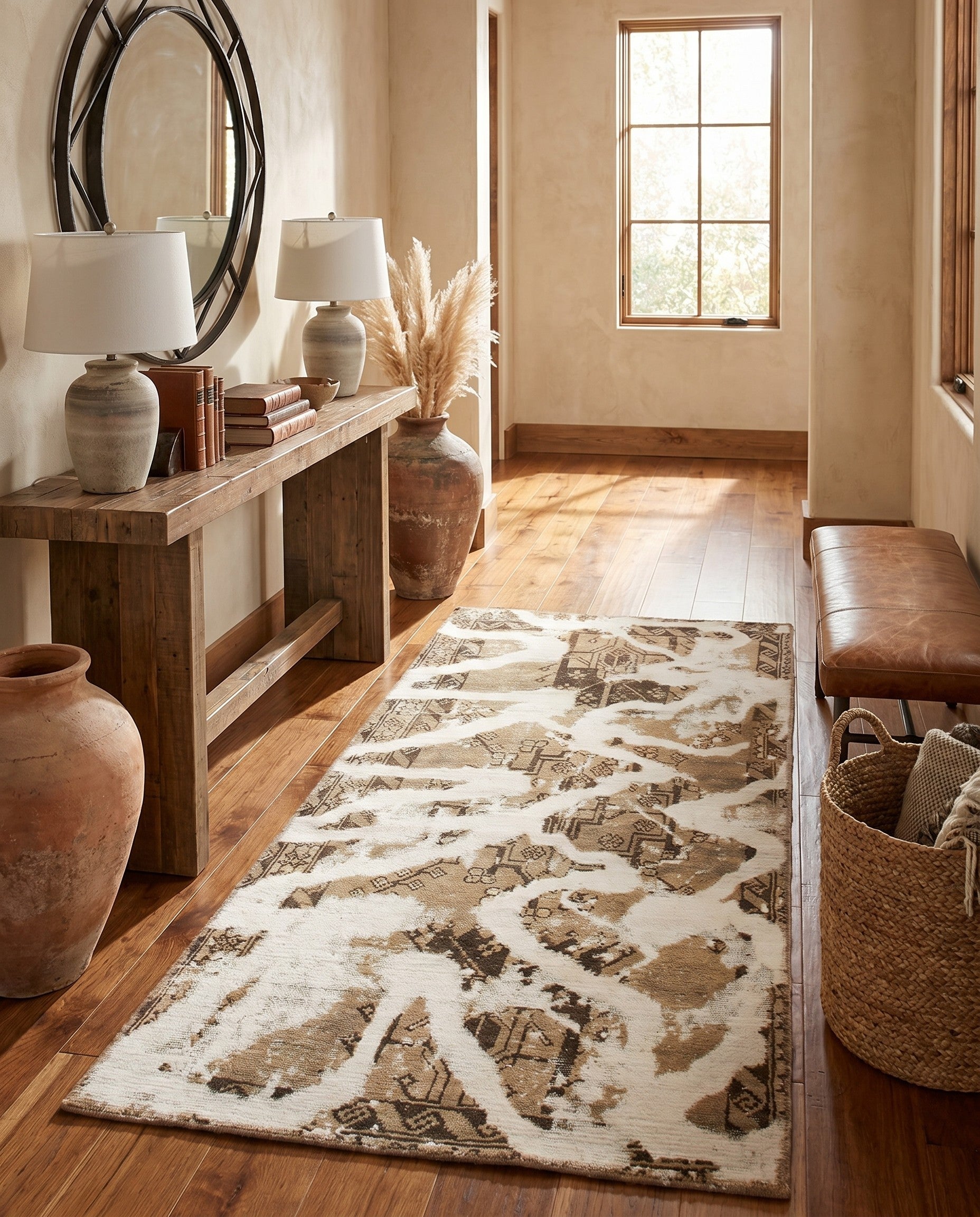 3' 2 x 6' Hand Knotted Ultra Vintage Persian Wool Rug