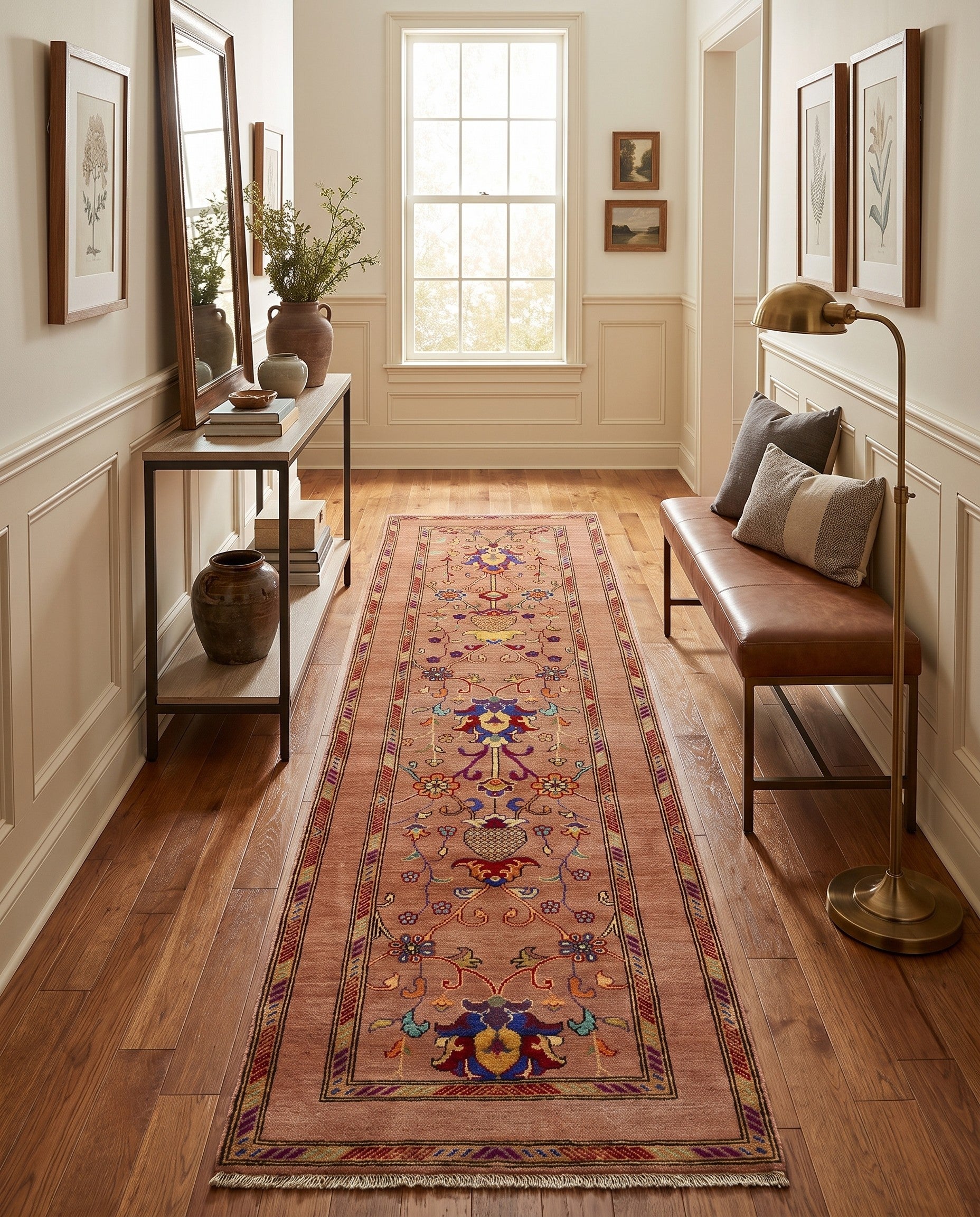 2' 9 x 10' 3 Hand Knotted Kazak Runner Rug
