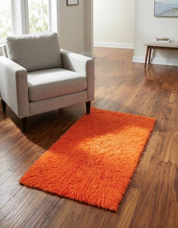 2' 5 x 4' 6 Hand Knotted Moroccan Wool Rug