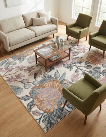 Blossom Square Rug