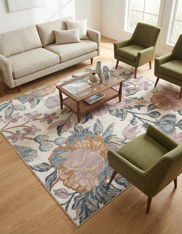 Blossom Square Rug
