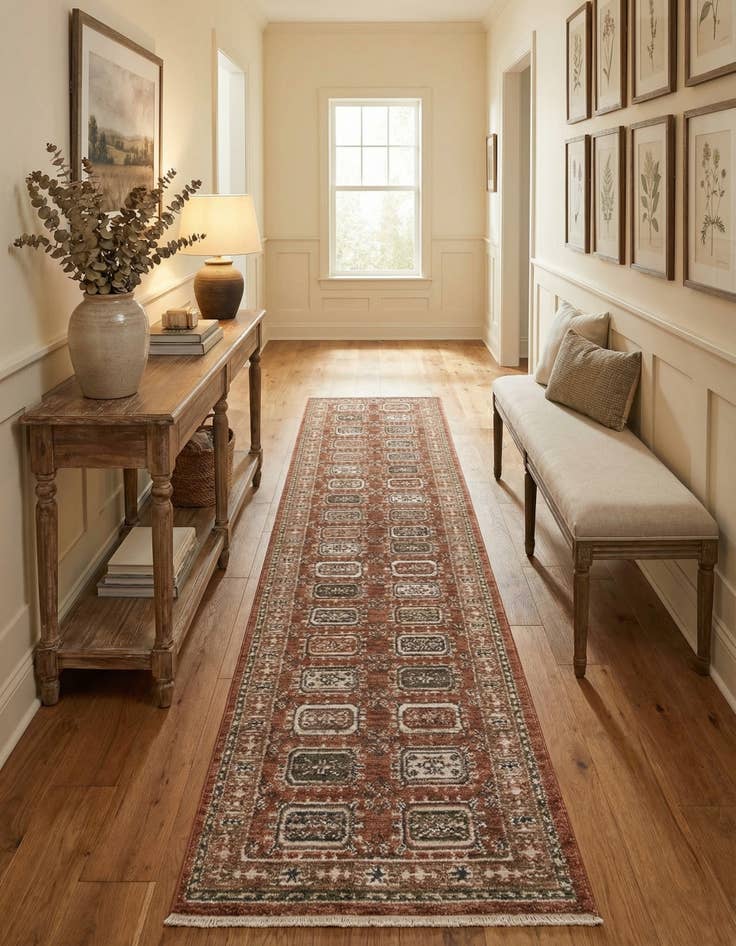 Detail image of 2' 7 x 12' 6 Grand Tradition Runner Rug