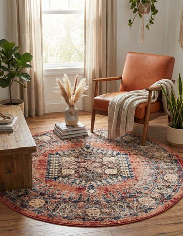 5' 3 x 5' 3 Eden Round Rug