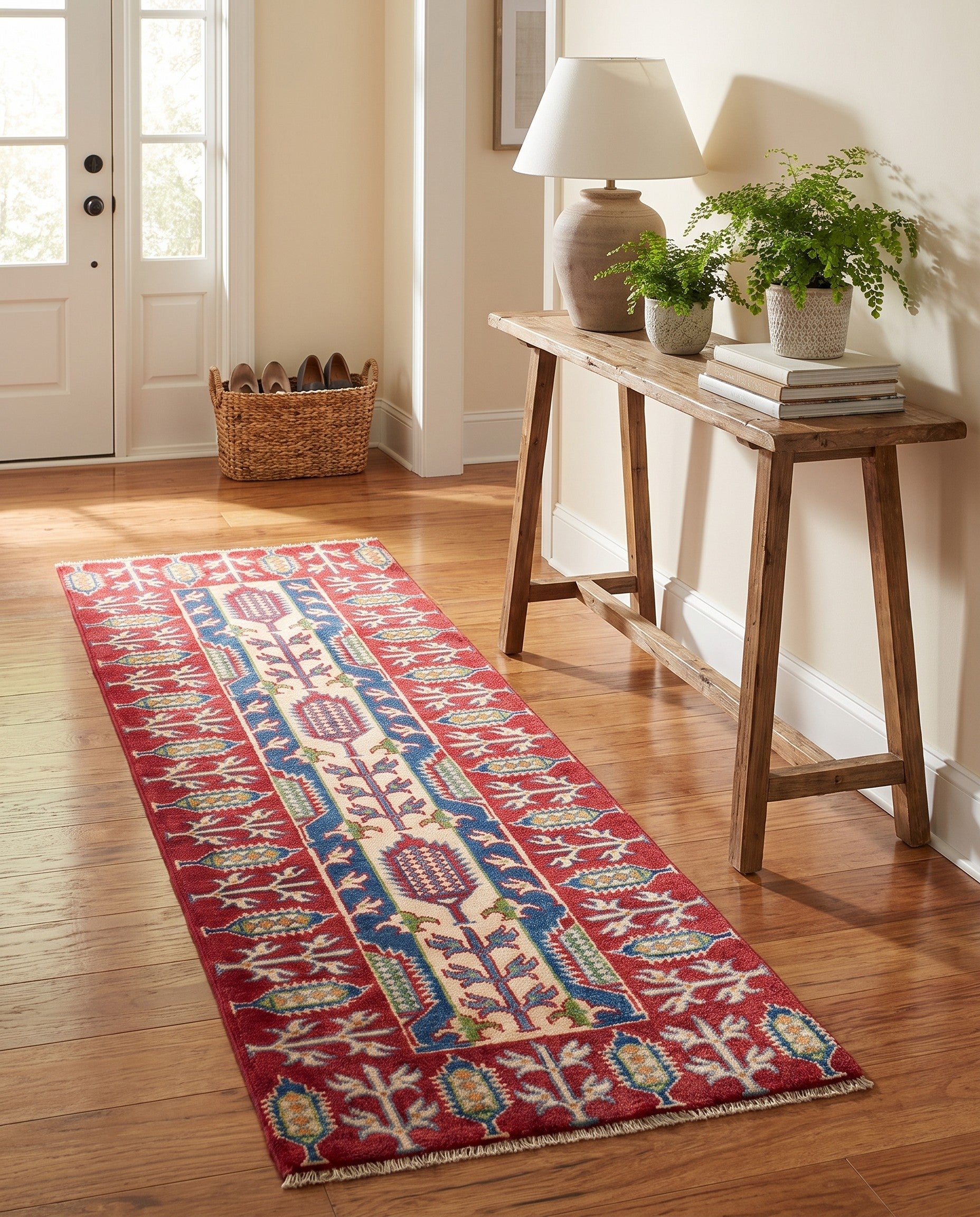 2' 1 x 6' 1 Hand Knotted Kazak Runner Rug