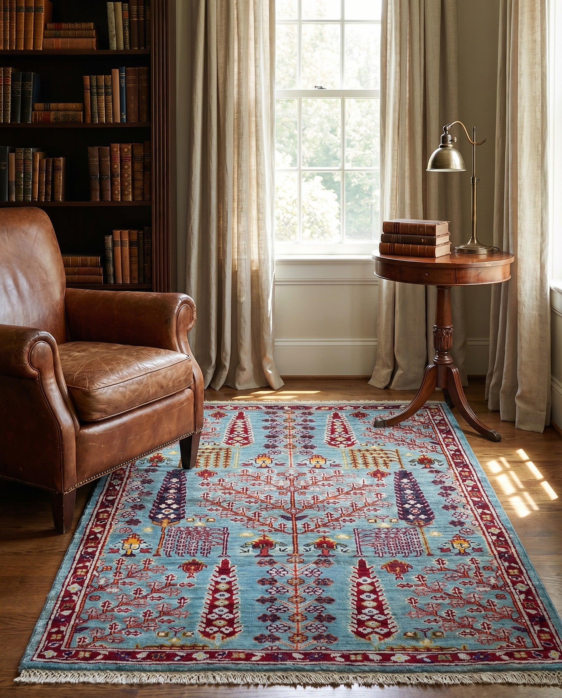 2' 9 x 4' 1 Hand Knotted Ariana Ziegler Rug