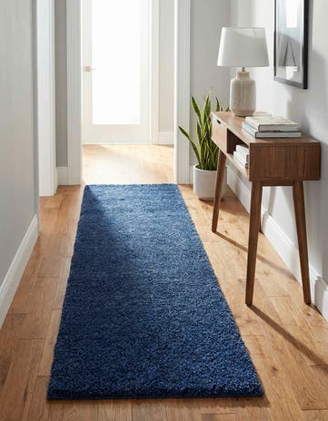 2' 2 x 8' Solid Frieze Runner Rug
