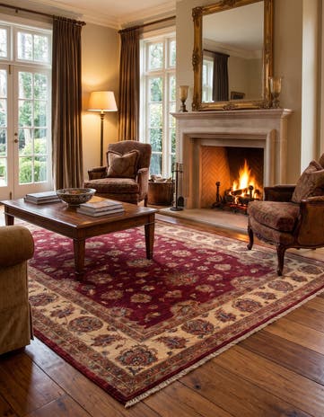 205cm x 305cm Hand Knotted Ziegler Rug