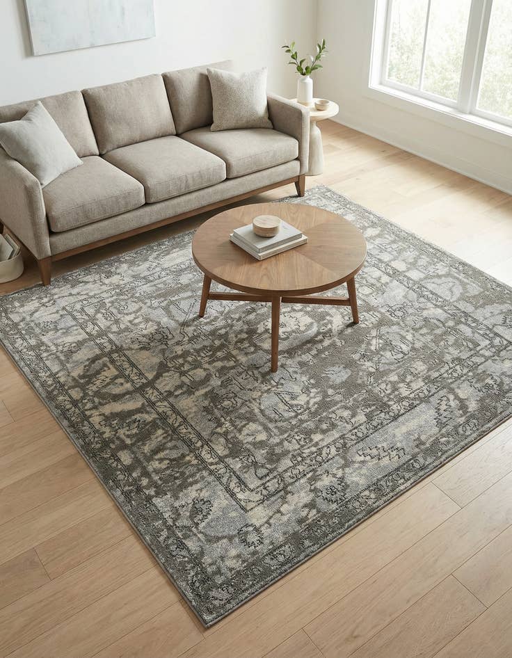 Detail image of 6' x 6' Miranda Square Rug