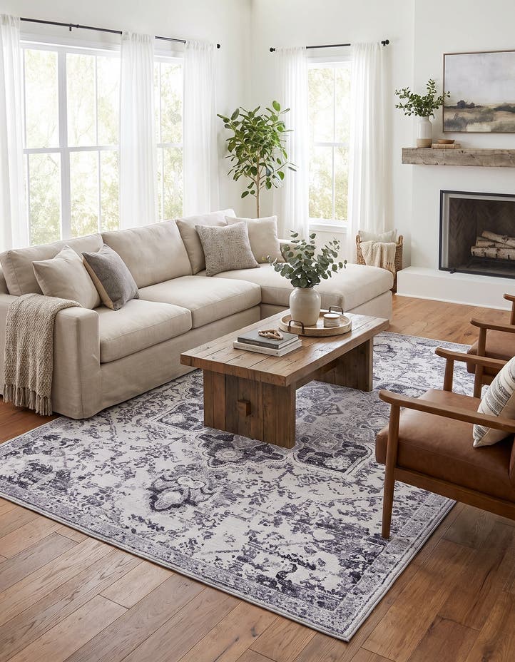 7' 10 x 11' Washable Francesca Rug