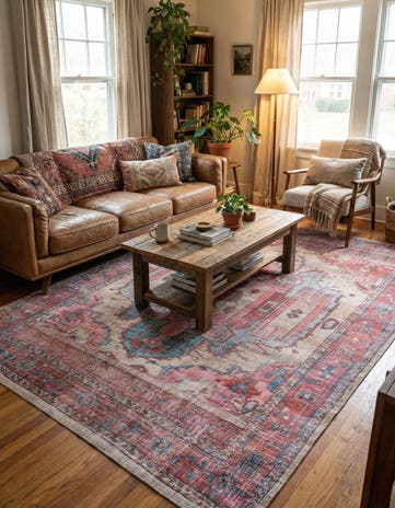 7' 3 x 10' Washable Maahru Rug