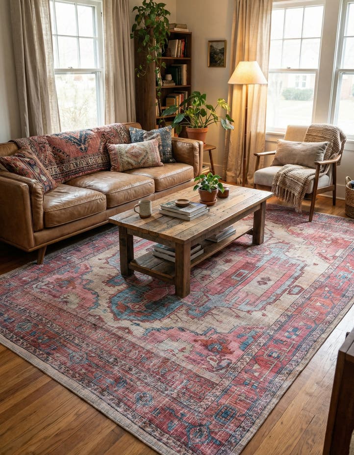 7' 3 x 10' Washable Maahru Rug
