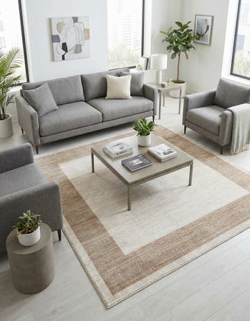 Beige Uptown Yorkville Square Rug