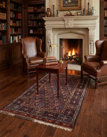 3' 8 x 5' 10 Mianeh Wool Rug