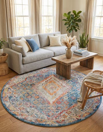 6' x 6' Williamsburg Round Rug