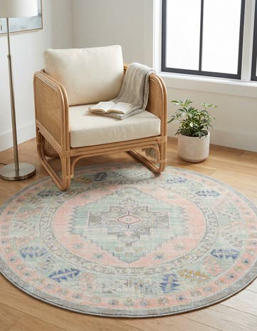 4' 1 x 4' 1 Whitney Round Rug