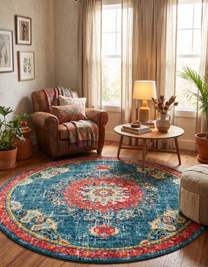 7' 10 x 7' 10 Madeline Round Rug