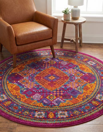 4' x 4' Calypso Round Rug
